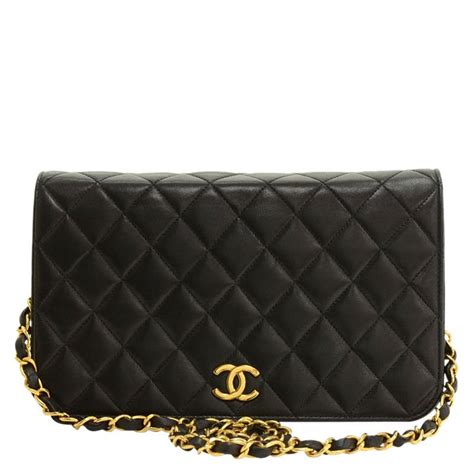 chanel black full flap bag|chanel flap bag jumbo.